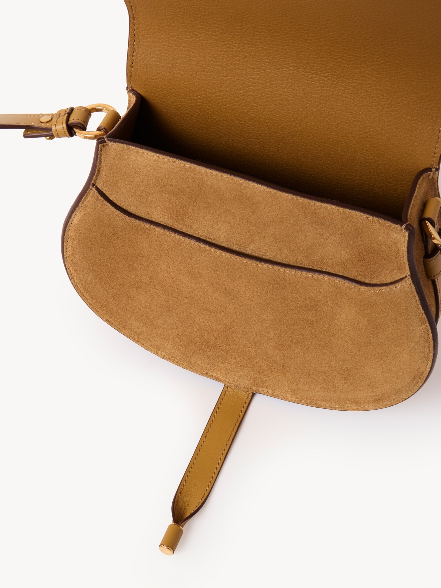 Bolso saddle Marcie de ante - 5