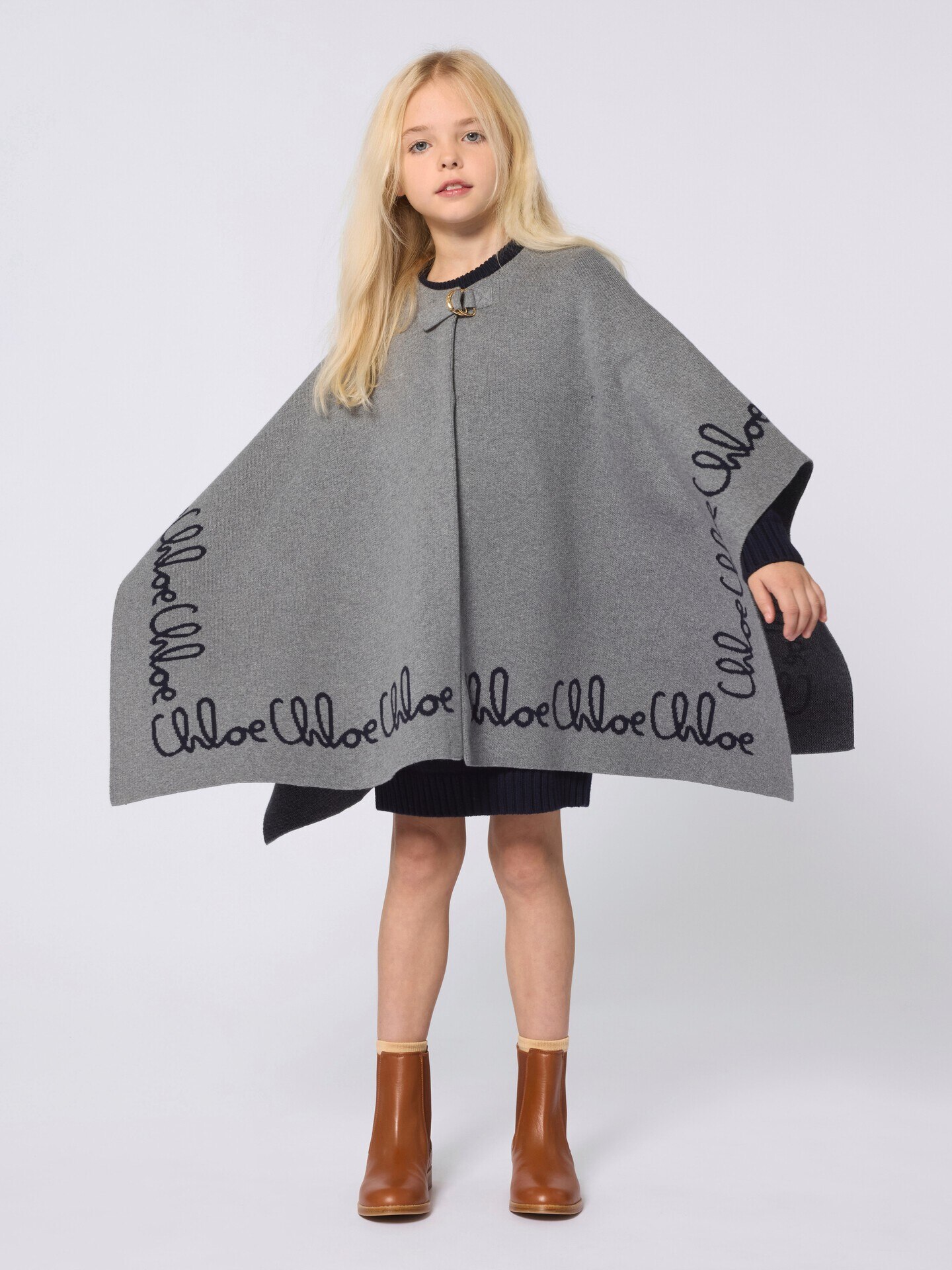 Giacca a mantella da bambina - 5