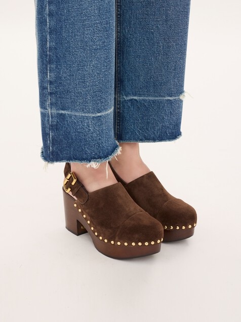 Jeannetteウェッジクロッグ