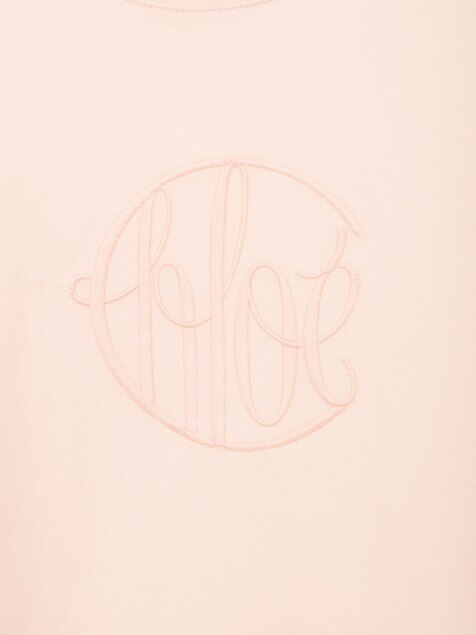 T-shirt con logo da bambina