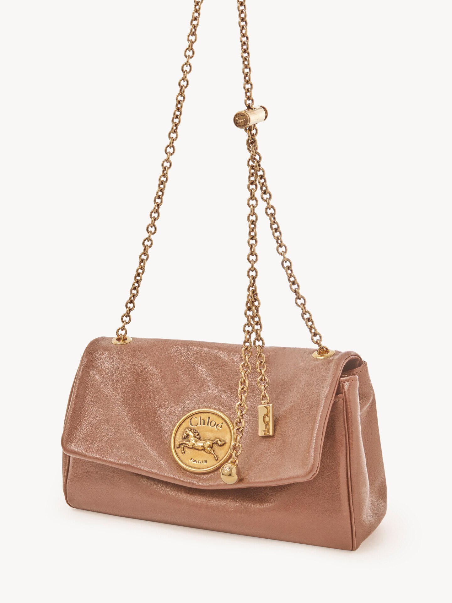 Chlo&eacute; Heritage shoulder bag in grained leather - 4