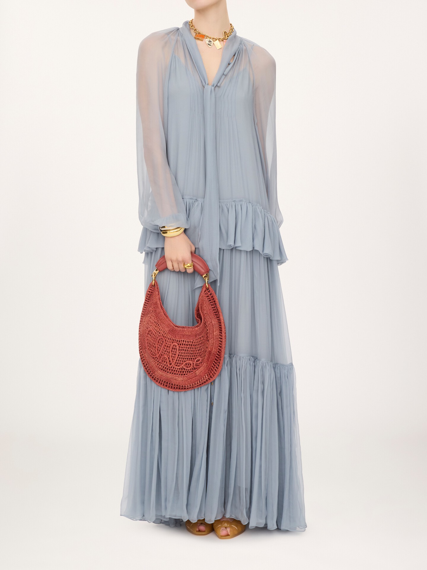 Summer Banana hobo bag in raffia - 8