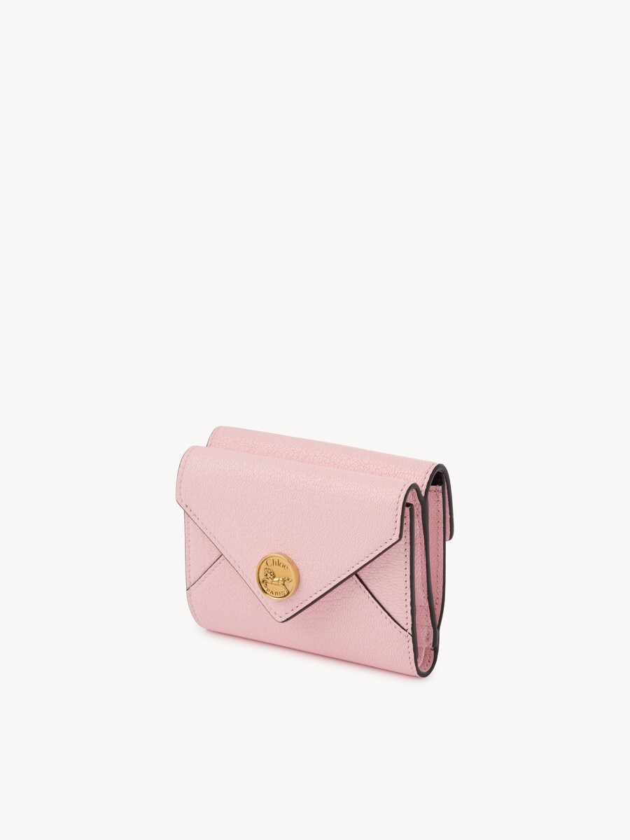 Small Envelope tri-fold in grained leather - 3
