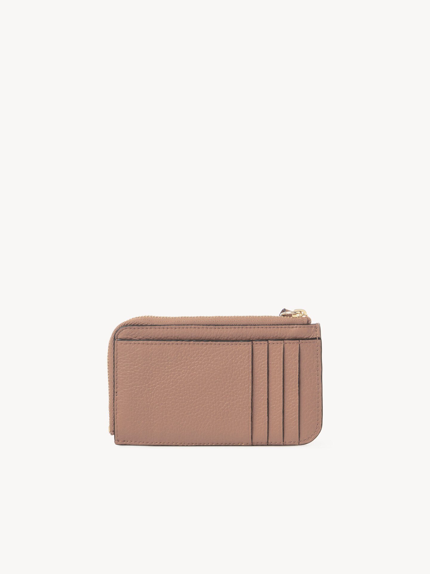 Alphabet wallet in grained leather - 3