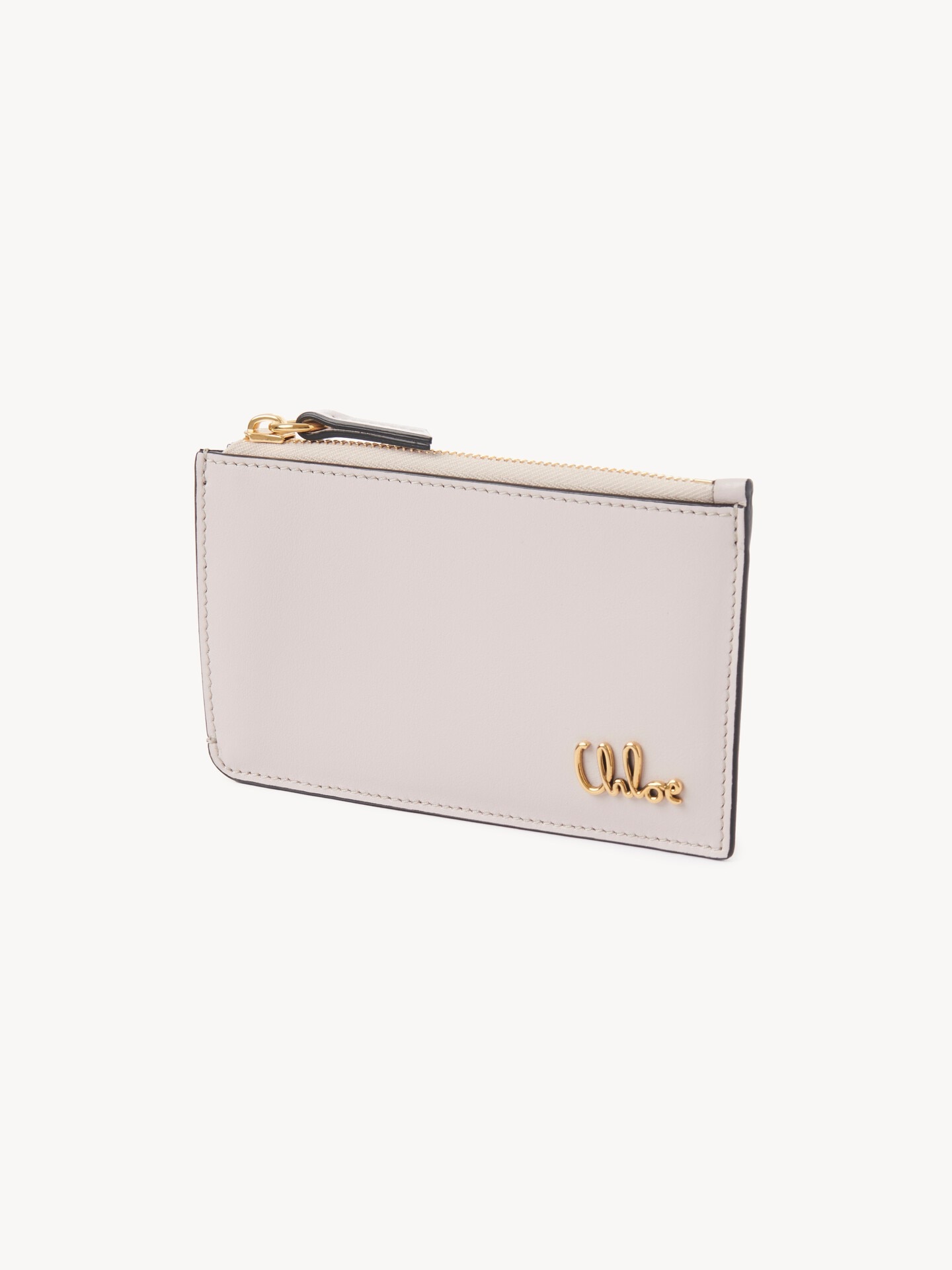 Small Chlo&eacute; Iconic purse with card slots in grained leather - 3