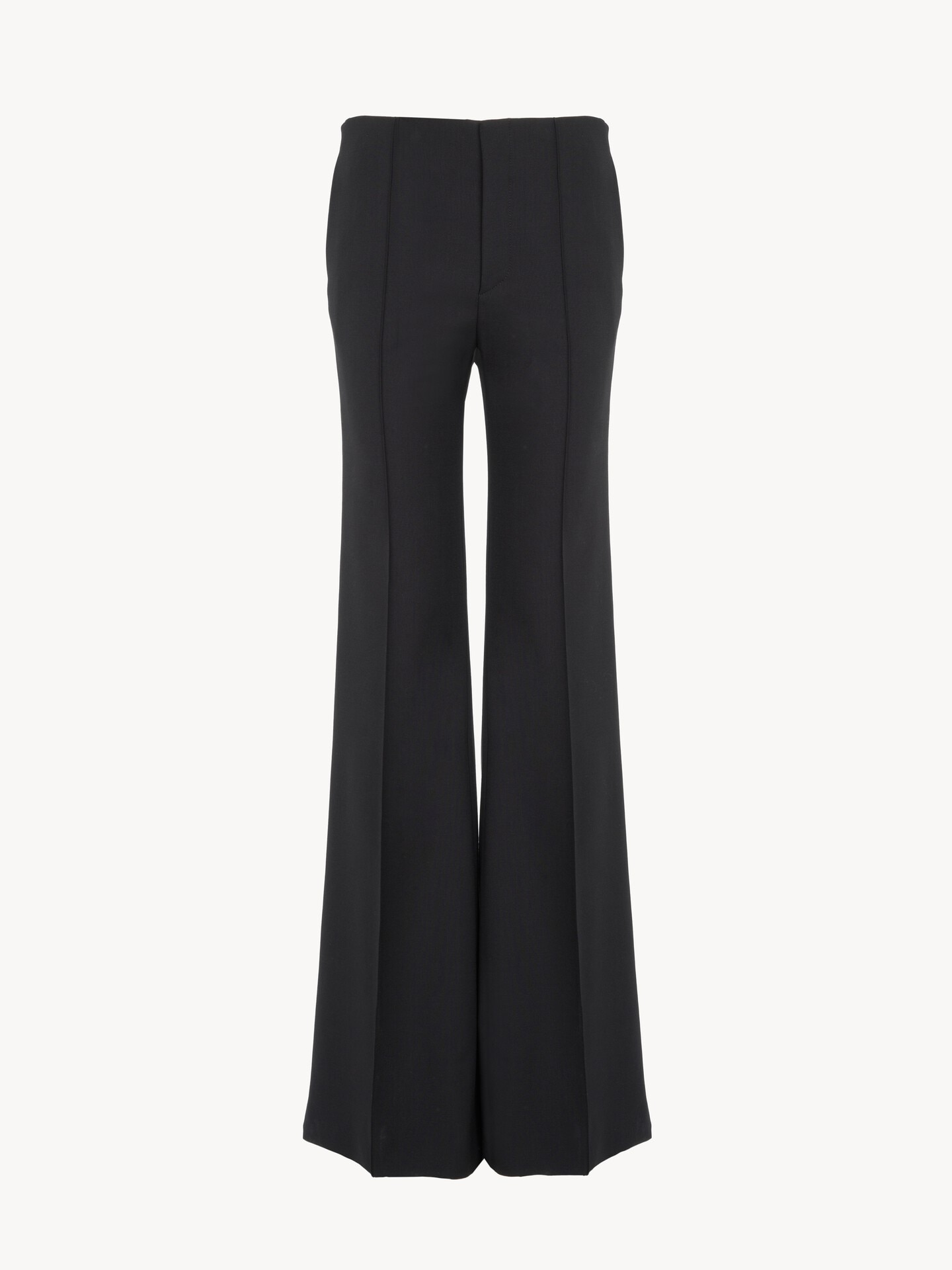 Flared trousers in stretch wool - 3