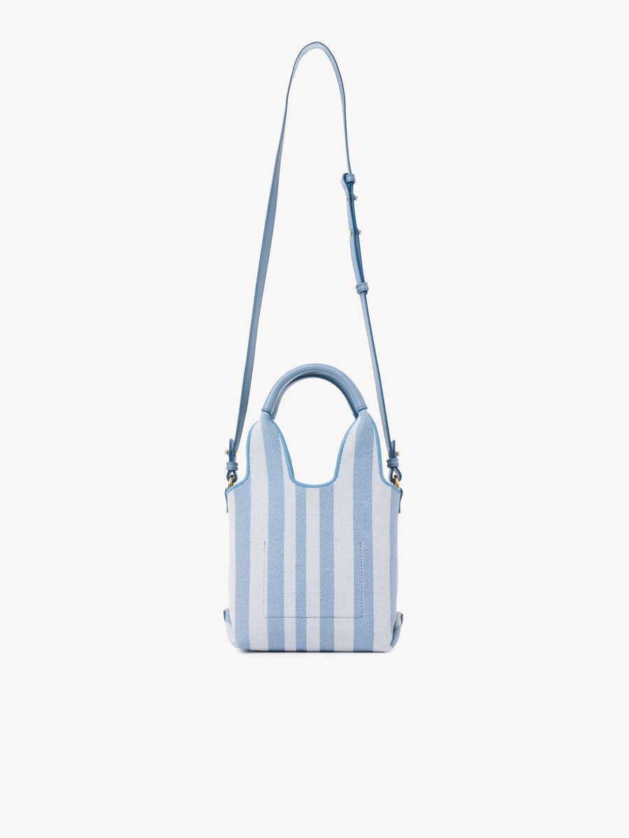 Mini Chlo&eacute; Stripy tote bag in jacquard - 4