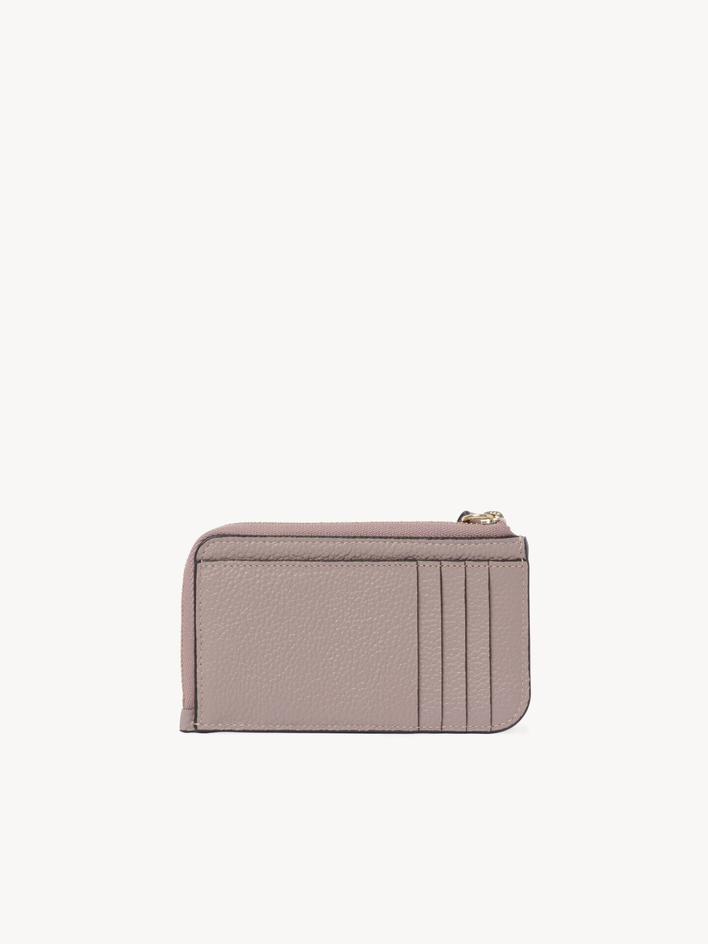 Cartera Alphabet de cuero granulado - 4