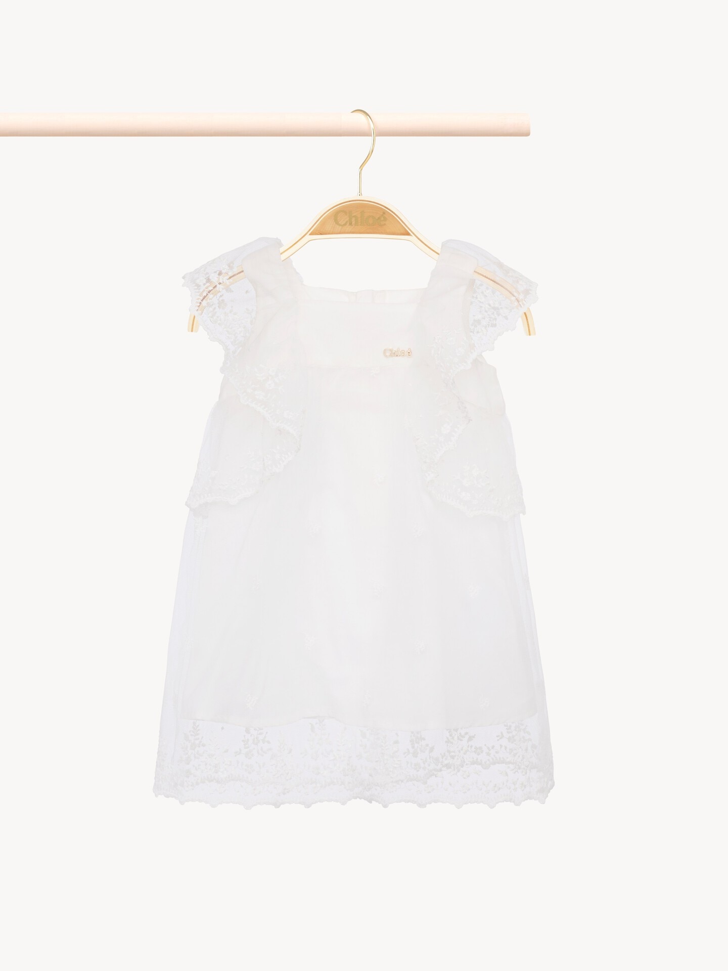 Baby ceremony dress, bonnet & bloomers gift set - 2.0