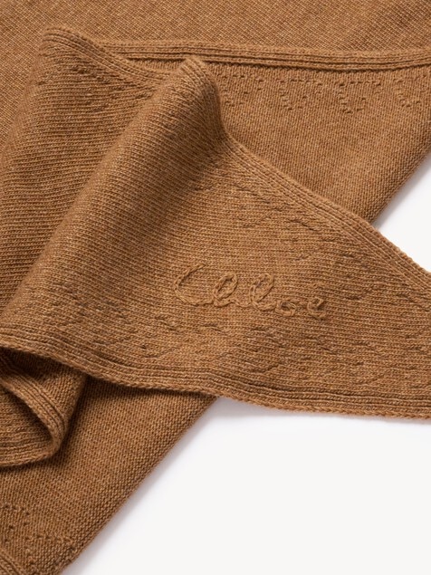 The Chlo&eacute; Iconic triangular scarf in wool