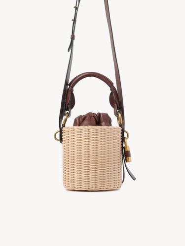 Small Paddington bucket bag in wicker - 5