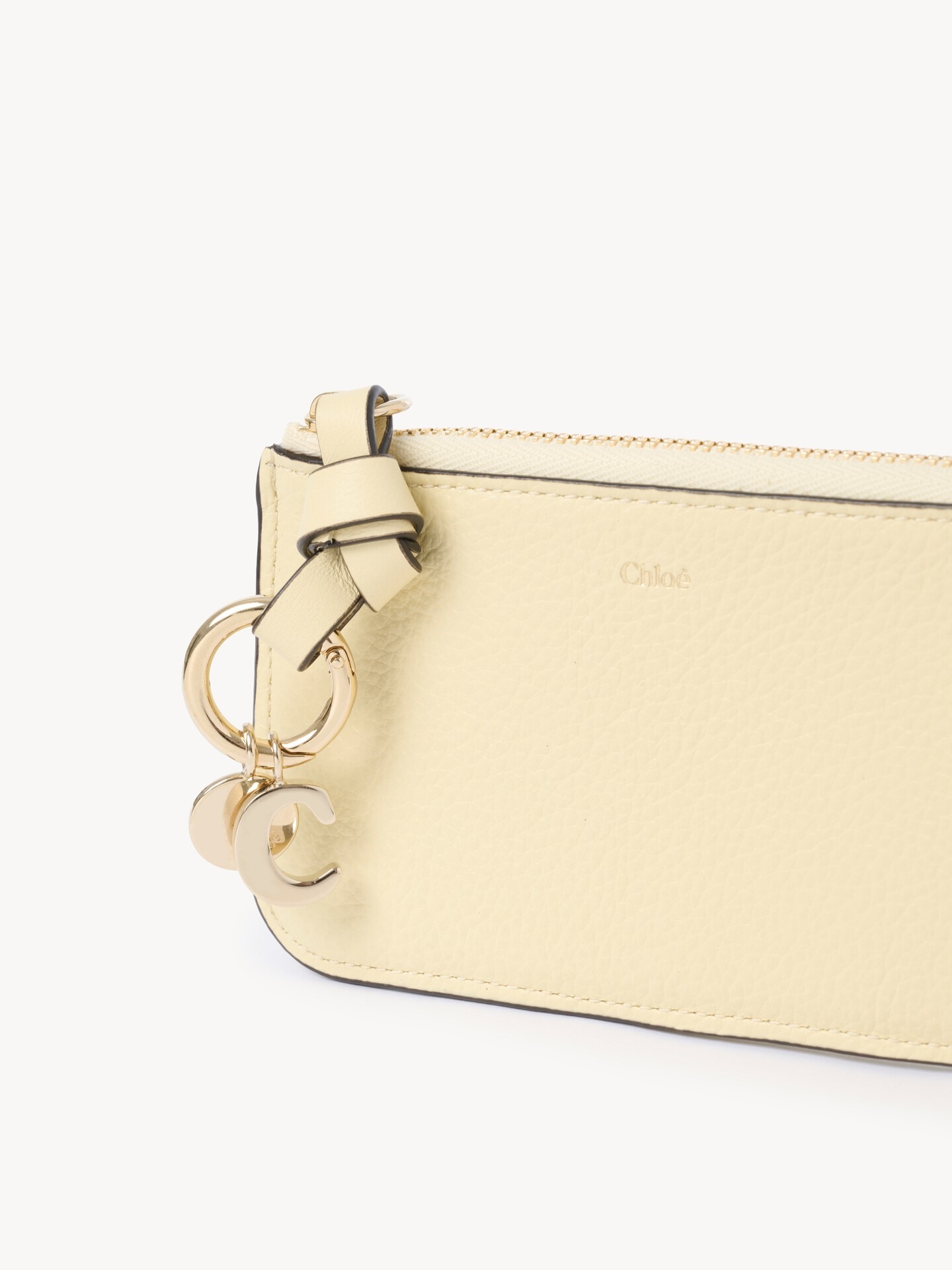 Alphabet wallet in grained leather - 6