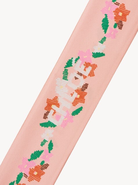 Foulard bandeau Chlo&eacute; Parrot en twill de soie