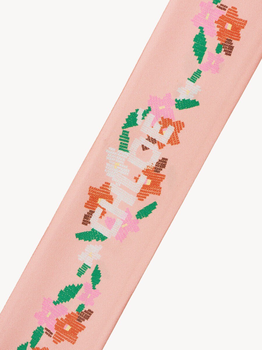 Chlo&eacute; Parrot Bandeau-Schal aus Seidentwill - 4