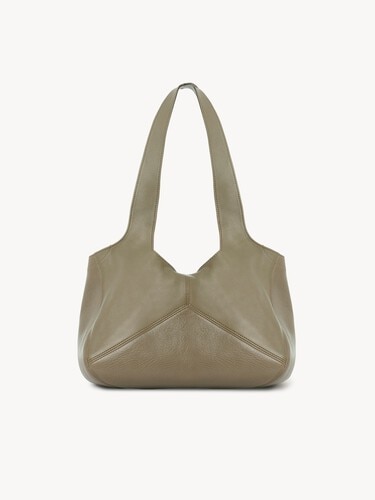 Chlo&eacute; Balloon east-west tote bag in grained leather - 5