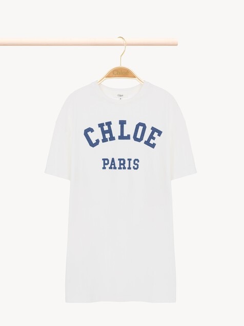 Vestido de manga corta con logotipo infantil