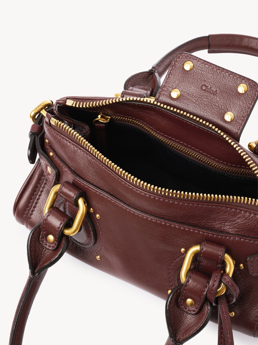 Bolso Paddington peque&ntilde;o de cuero granulado - 8
