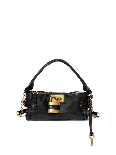 Petit sac &agrave; bandouli&egrave;re Paddington en cuir grain&eacute;