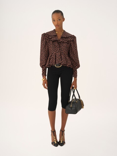 Legging capri en maille stretch