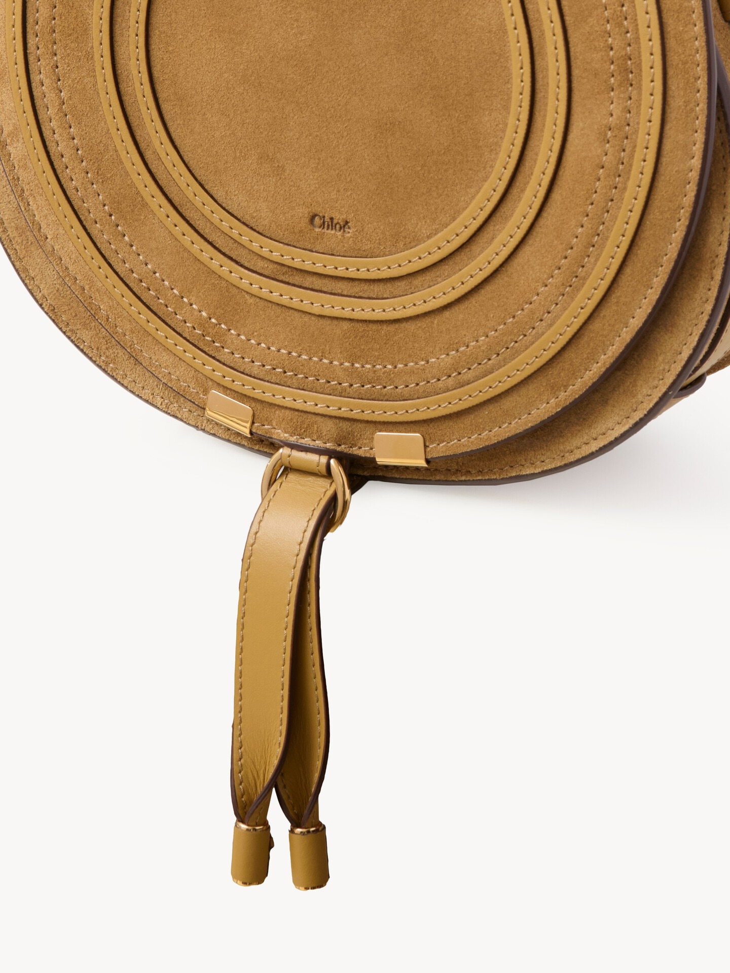 Bolso saddle Marcie de ante - 6