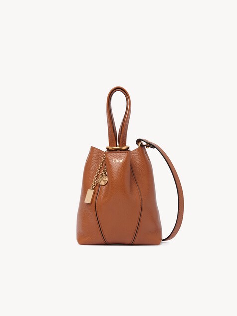 Small Chlo&eacute; Spin tote bag in grained leather