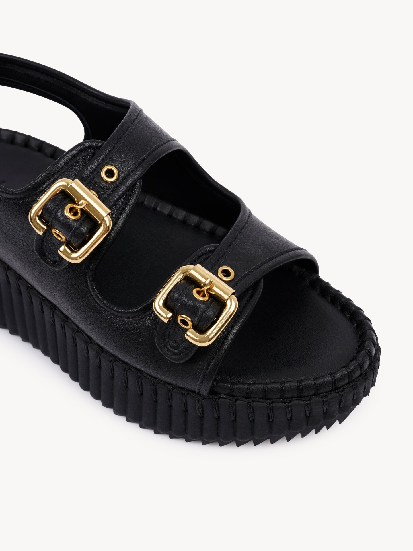 Nama Sandalen mit Keilabsatz - 5