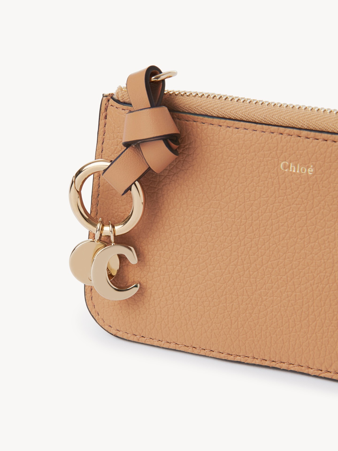 Alphabet wallet in grained leather - 6