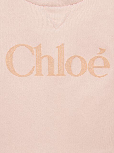 Robe &agrave; manches longues et logo enfant