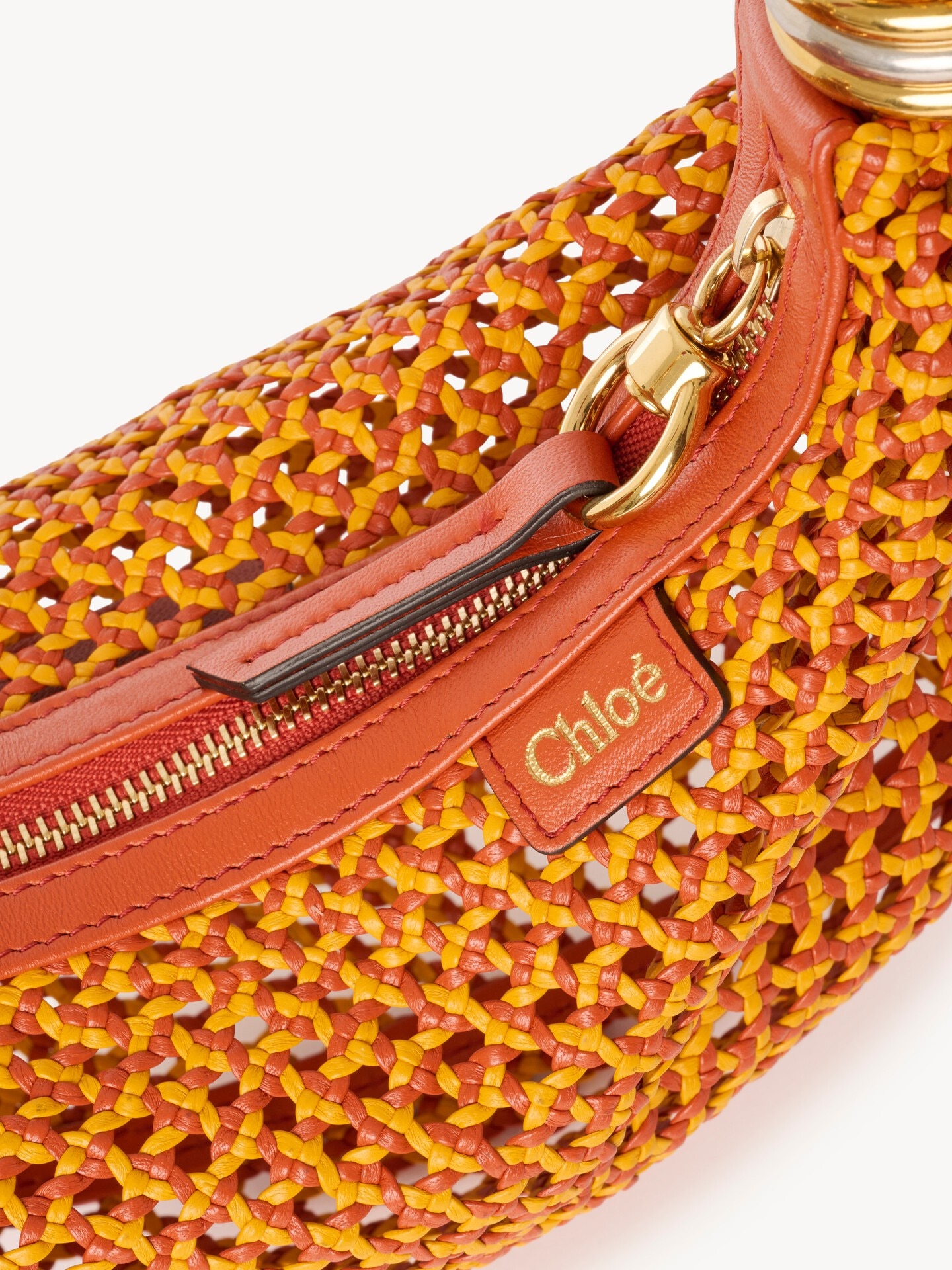 Small Bracelet Hobo bag in braided leather - 7