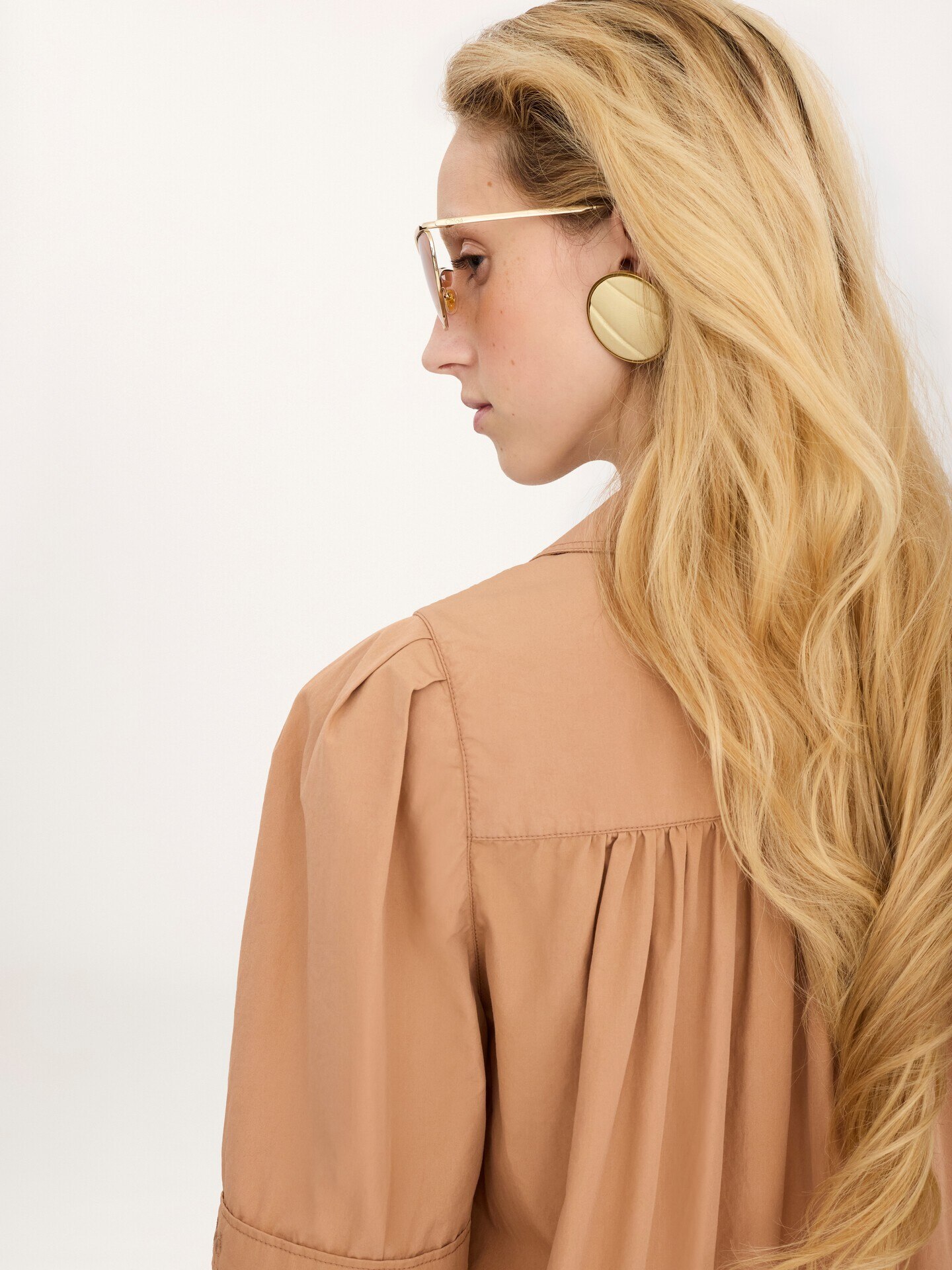 Chemise manches courtes en popeline de coton - 7