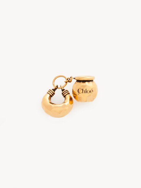 Sphere Mini Bracelet Dice charm for Bracelet bag in brass