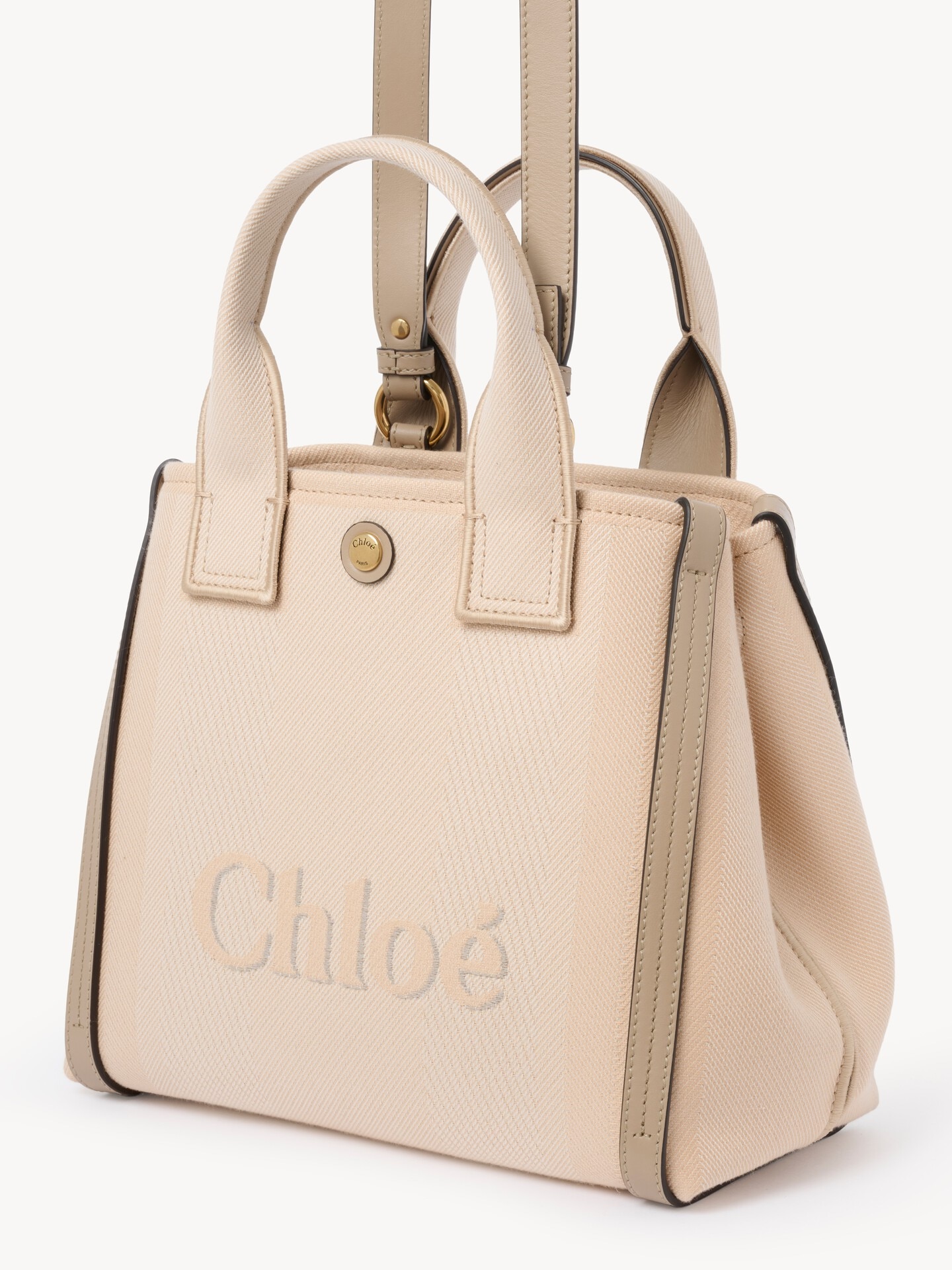 Petit sac cabas Chlo&eacute; Carry en toile - 4
