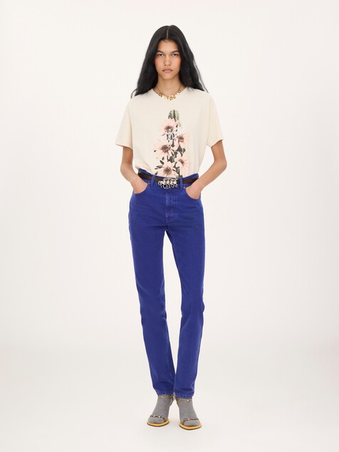 Generous logo T-shirt in cotton jersey