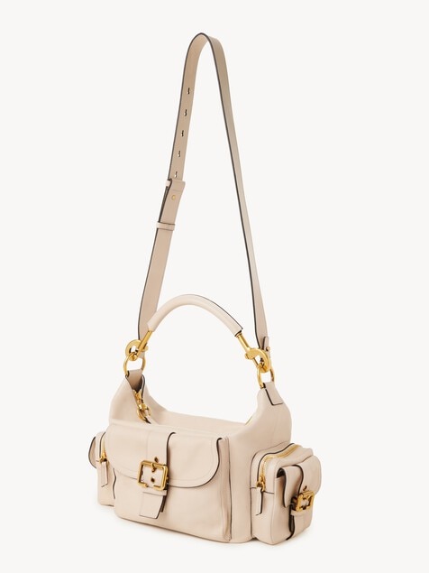 Sac Camera bag en cuir brillant