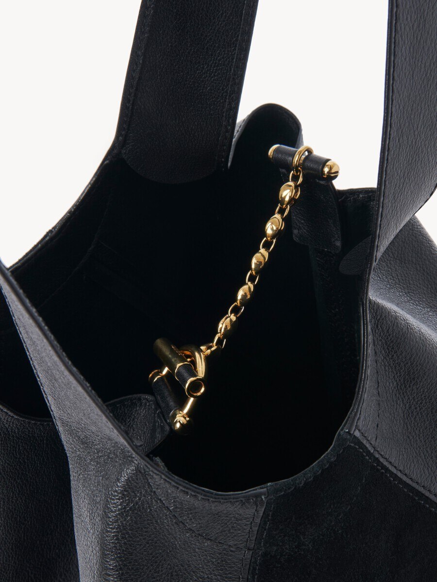 Bolso Chlo&eacute; Balloon de cuero granulado y ante - 8