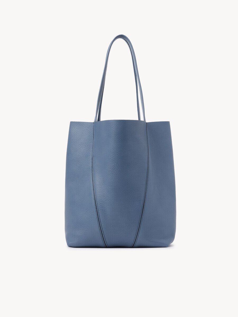 Chlo&eacute; Spin tote bag in grained leather - 6