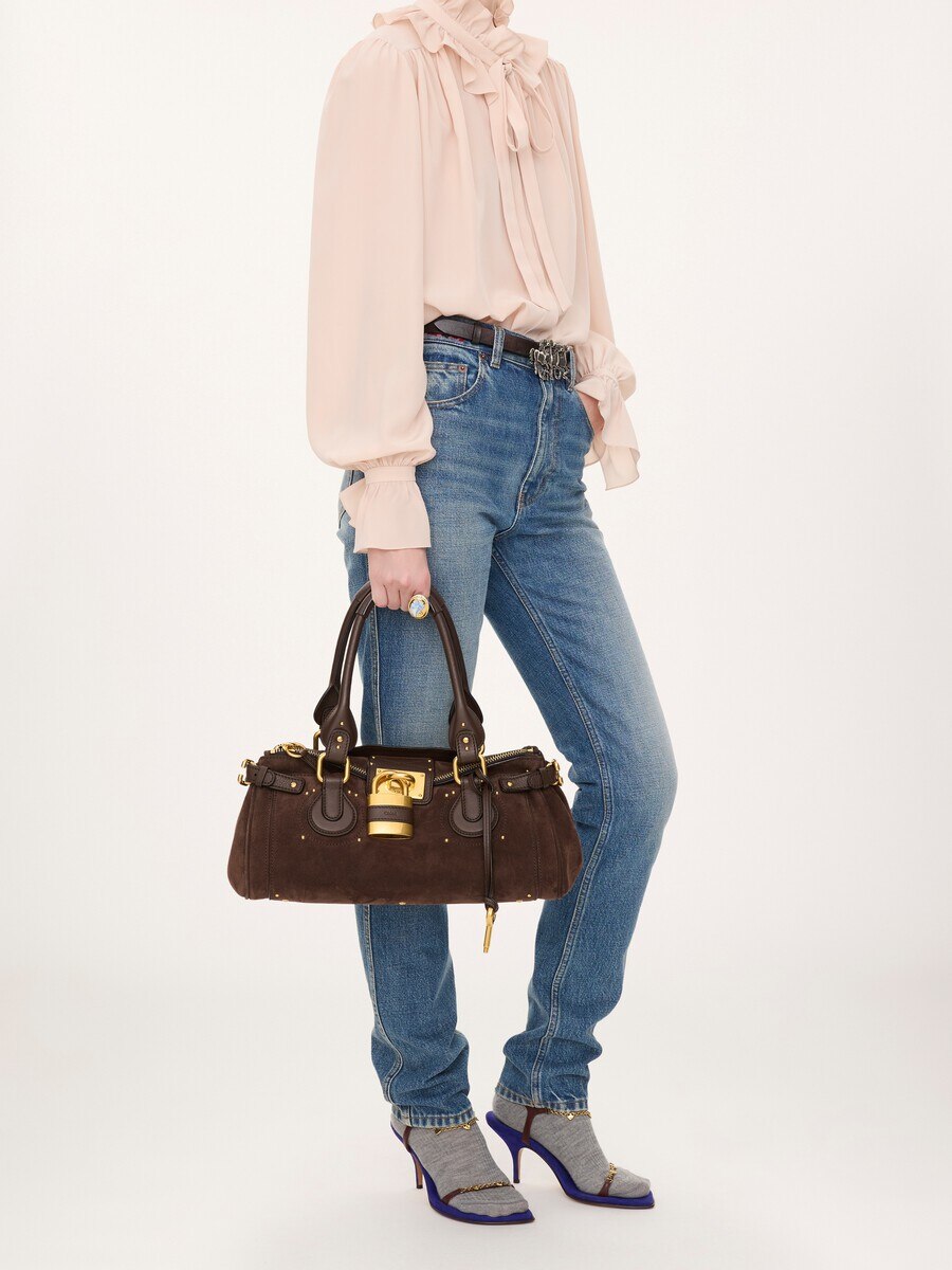 Paddington bag in suede leather - 9