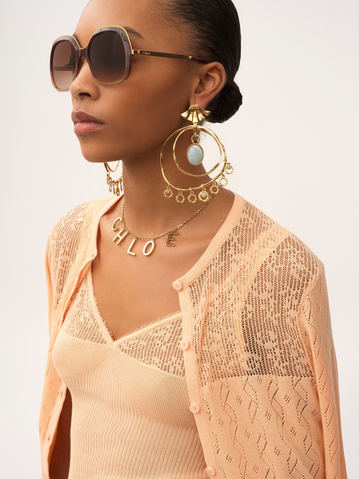 Twin set in cotton knit - 7