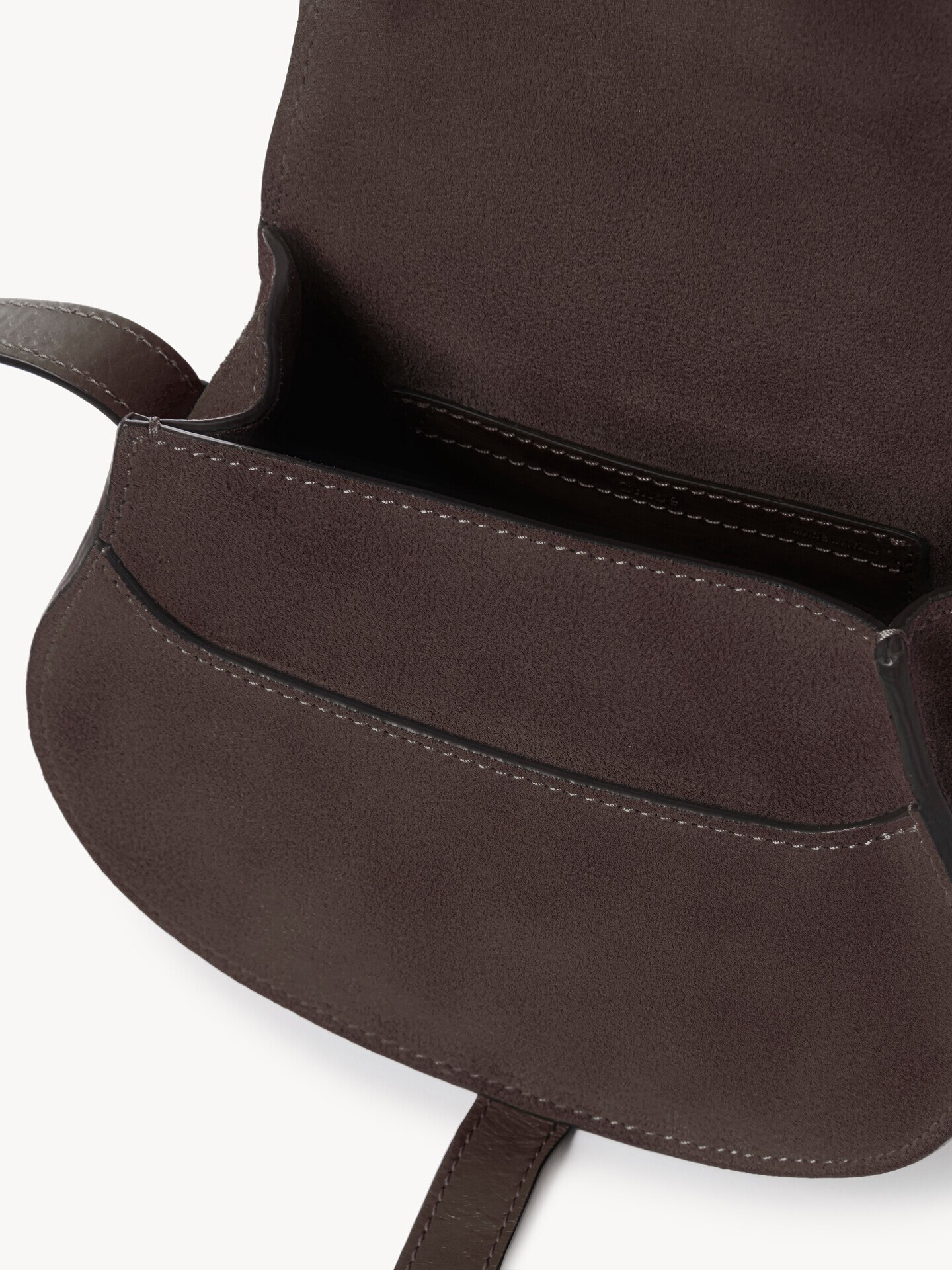 Bolso saddle peque&ntilde;o Marcie de ante - 5