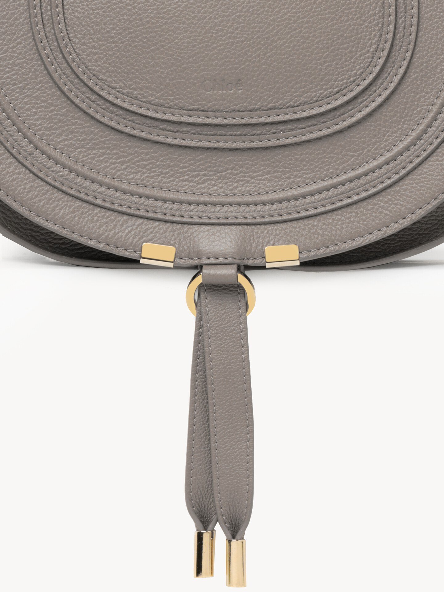 Sac port&eacute; &eacute;paule Marcie en cuir grain&eacute; - 6