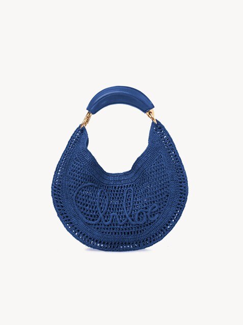 Summer Banana hobo bag in raffia