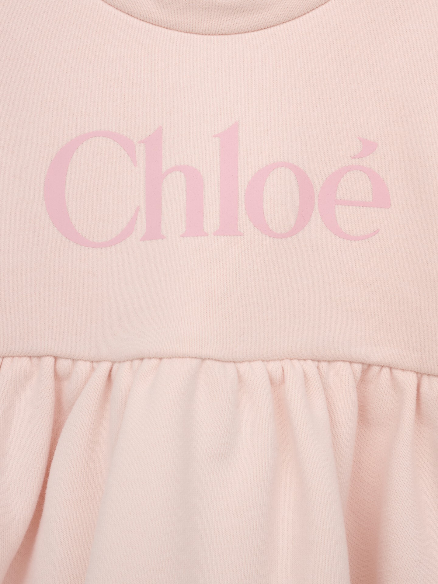 Kids' long-sleeve logo dress - 3.0