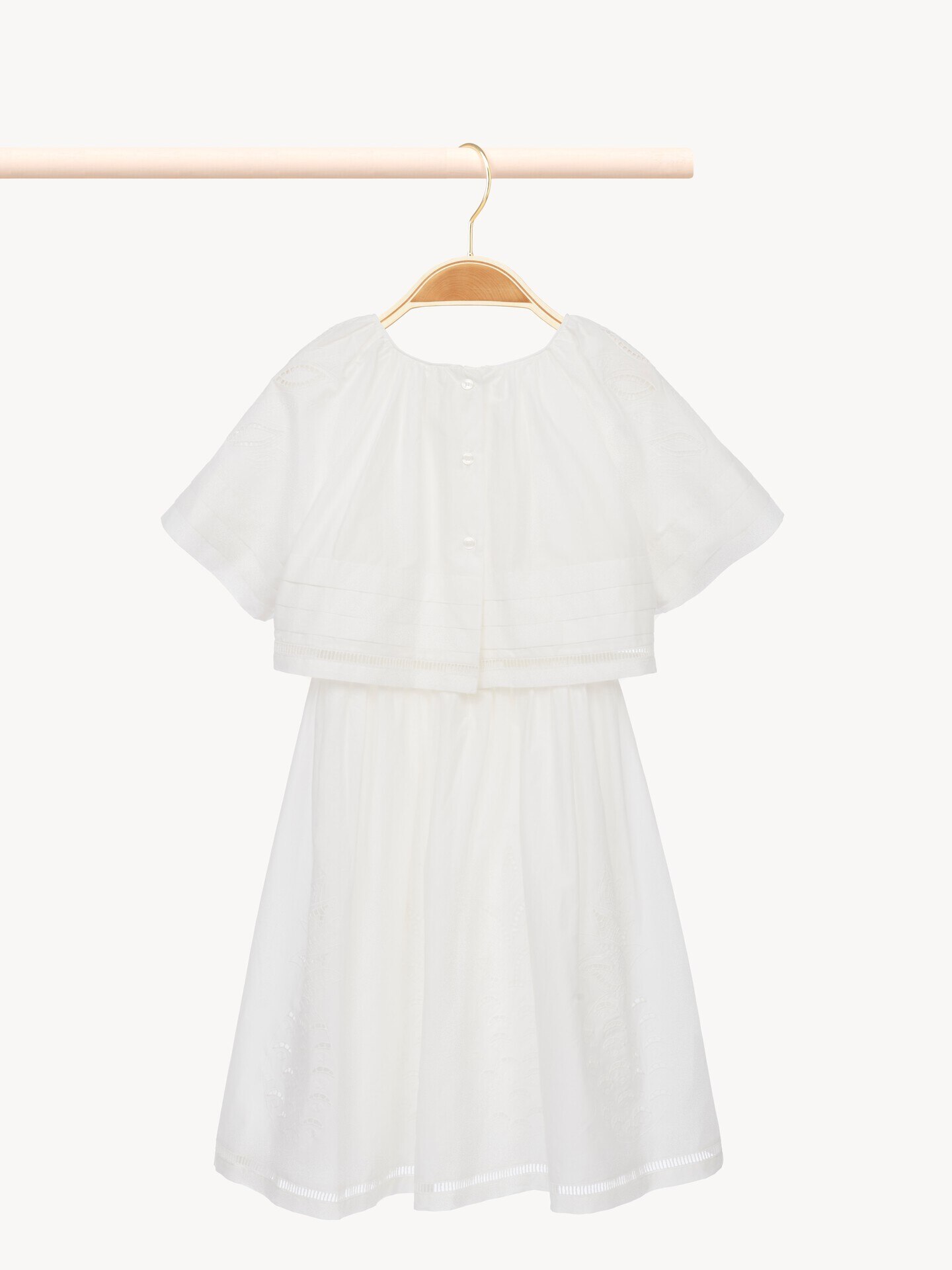 Kids' short-sleeve long dress - 3
