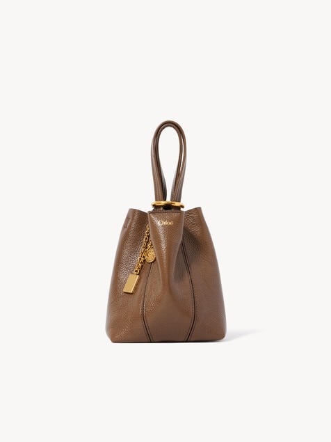 Small Chlo&eacute; Spin tote bag in grained leather