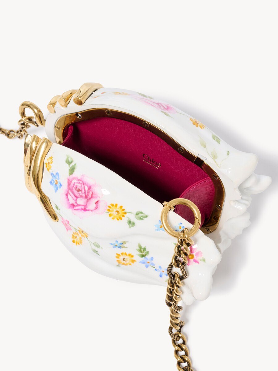 Souvenir Treasures Tulip minaudi&egrave;re in hand-painted resin - 6