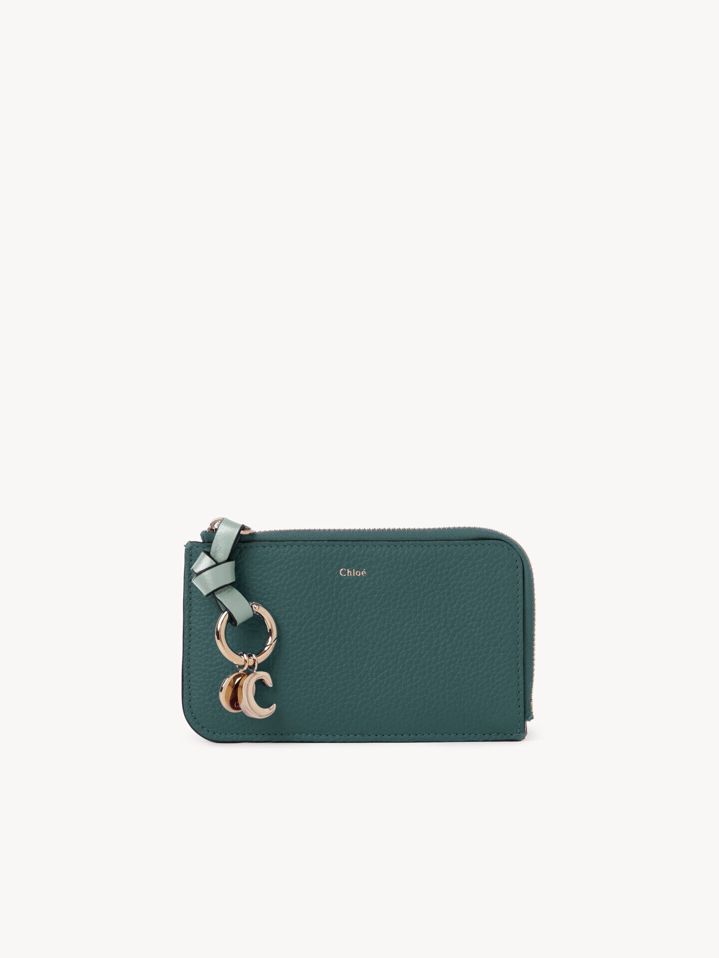 Alphabet wallet in grained leather - 2