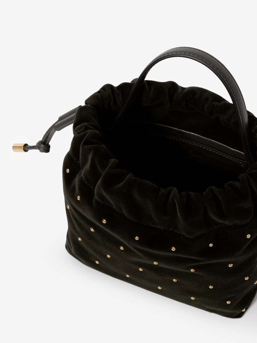 Minibolso de hombro Chlo&eacute; Icons con cadena de terciopelo con tachuelas - 6