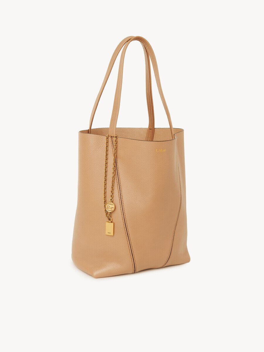 Sac cabas Chlo&eacute; Spin en cuir grain&eacute; - 6