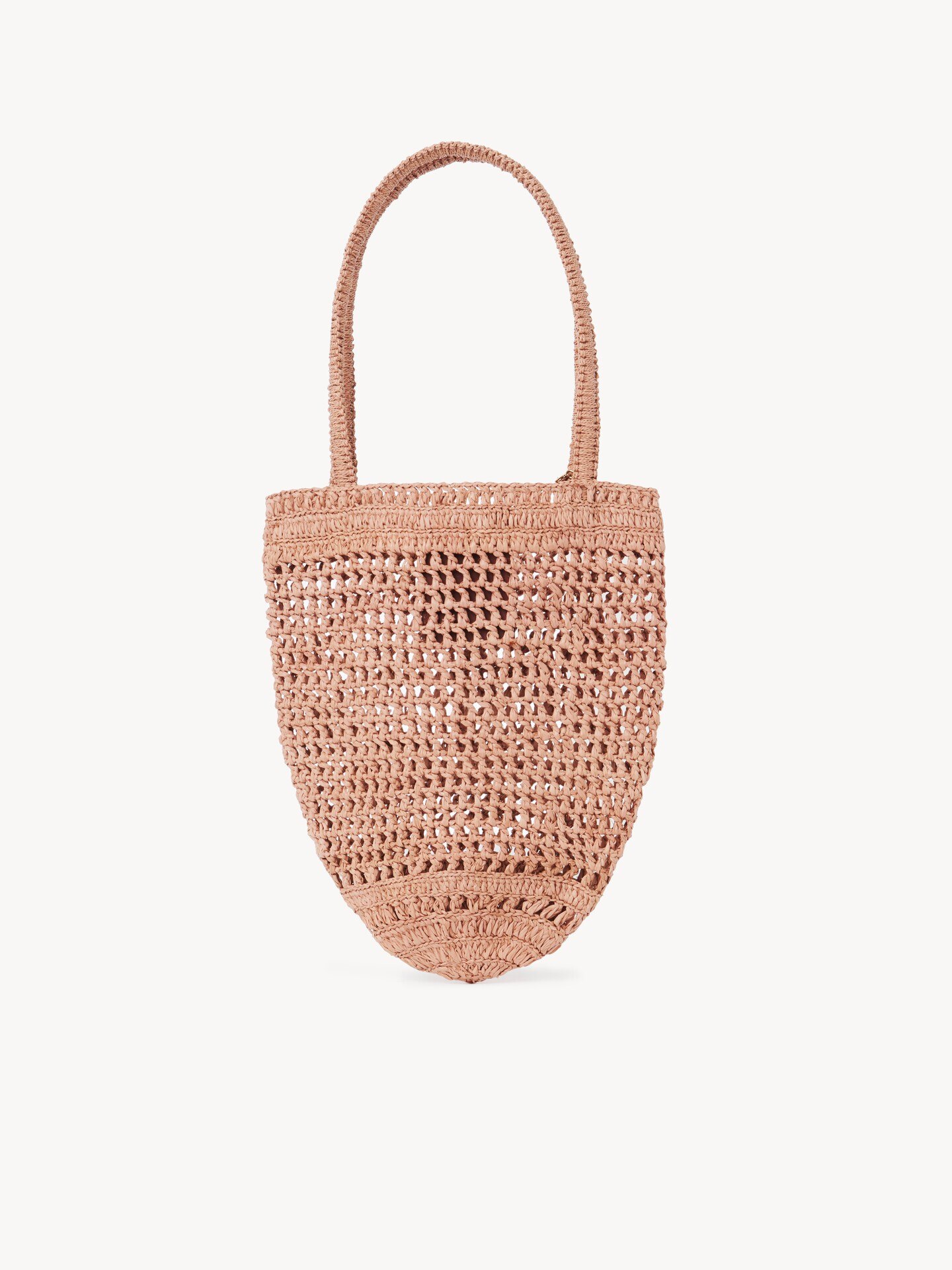 Small Summer Banana tote bag in raffia