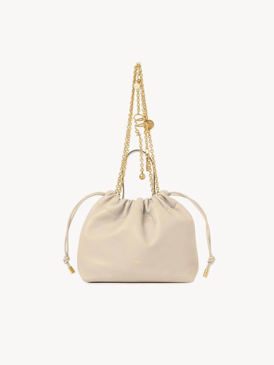 Small Chlo&eacute; Icons shoulder bag with chain in soft leather - 2